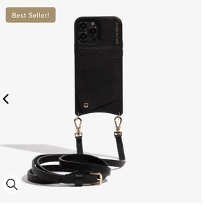 Emma Pebble Leather Crossbody Bandolier iPhone 12/12pro